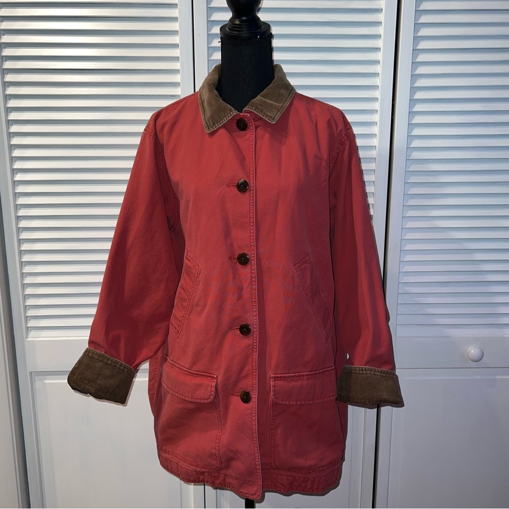 Women’s LL Bean Red Coat Size 1X